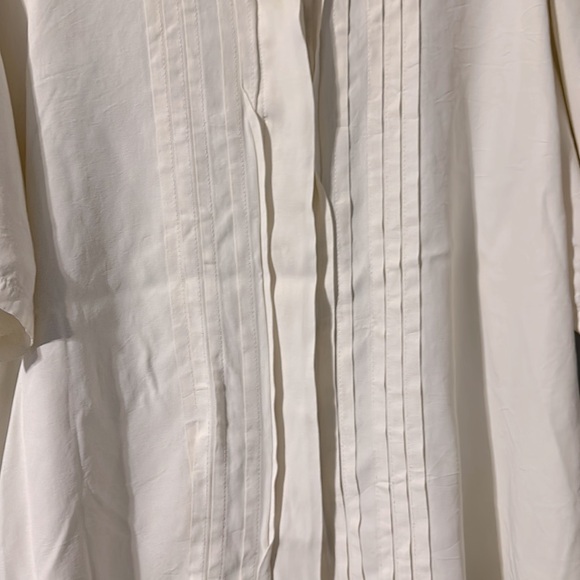 JR Bentley Plus Size 24 White Round Neck Button Up Top - Picture 4 of 4